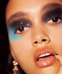 Pin By N Brolen On Makeup Skin Glitter Makeup Looks Disco Makeup 70s Makeup