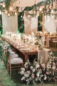 This Thailand Wedding Has Us Falling In Love With Floral Arbors All Over Again Wedding Table Planner Romantic Garden Wedding Garden Wedding Reception