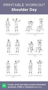 Shoulder Day My Visual Workout Created At Workoutlabscom Click Through To Customize And Download As A Fr Shoulder Day Workout Shoulder Day Shoulder Workout
