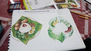 It truly is a dish that symbolises the diversity of our country. Lukisan Nasi Lemak Cikimm Com