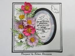 Selma S Stamping Corner And Floral Designs Floral Cards Birthday Cards For Women Elizabeth Craft Designs