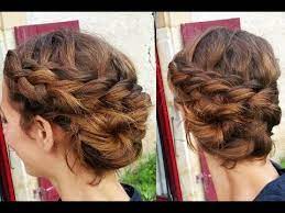 Chignon de mariée ou coiffure de mariage, il y en a pour tous les goûts : Tuto Coiffure Le Chignon Tresse Coquillage Shell Braid Youtube