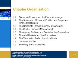 How to write a finance manager job description. Chapter One Introduction To Corporate Finance Ppt Download
