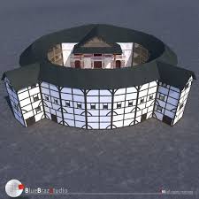 3d Model Globe Theatre Globe Theater English Projects Globe