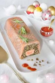 Terrine De Saumon Aux Lentilles Vertes Recette Terrine De Saumon Terrine Recettes De Cuisine