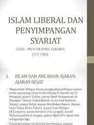 Asas pertama gerakan islam liberal di malaysia dapat dikesan daripada barat. Islam Liberal Dan Penyimpangan Liberalisme Prof Idris