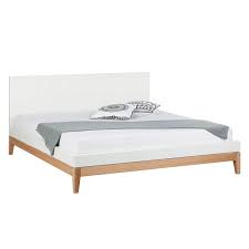 There is about 1cm of space. Linputin Bed Frame White Oak Legs 160 X 200cm Full Queen And King Beds Furniture Factories Suppliers Manufacturers In Asia Vietnam Cainver