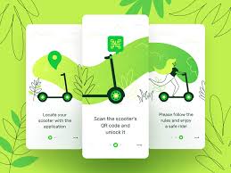Kiwi App Design For Rent Scooters In 2020 App Design Layout App Design App