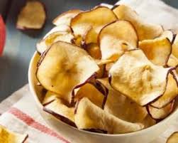 Recette De Chips De Pommes Mini Calories Au Four Recette Recette De Chips Chips De Pomme Recettes De Cuisine