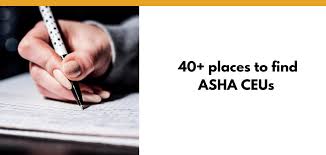 Empowered slps in health care: 40 Places To Find Asha Ceus Eatspeakthink Com