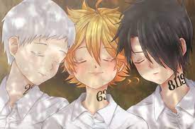 But first tomori needs to be cheered up after the sight and everyone want´s to help her! Spoilerless Original Fanart Norman Emma Ray Taking A Nap Thepromisedneverland