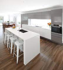 Some stores offer interior design consultations, whereas all offer you the benefit of years of can i use engineered timber in my kitchen? This Sleek Modern Kitchen Design Incorporates White Silver And Beautiful Timber Flooring Modern Kitchen Modern Kitchen Design Contemporary Kitchen Cabinets