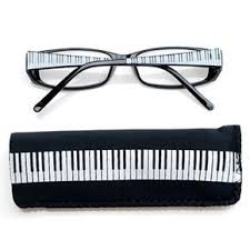 Piano Keys Reading Glasses At The Music Stand Piano Keys Reading Glasses Piano