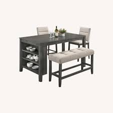Put simply, counter height stools go with counter height tables and bar height stools go with bar height tables. Wayfair Derrick 4 Piece Counter Height Dining Set Aptdeco