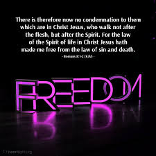 Therefore, there is now no condemnation for those who are in christ jesus, romans 8:1, esv: Romans 8 1 2 Kjv Today S Verse For Sunday February 24 2019