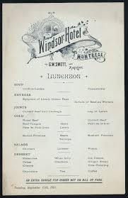Canadian Images In New York Public Library S Digital Collection May Whet Your Appetite Look At The Old Menus From Famous Hot Menu Restaurant Vintage Menu Menu