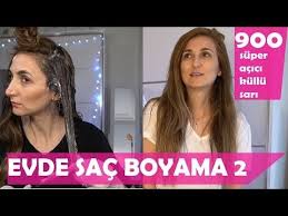 Evde Sac Boyama 2 Super Acici Kullu Sari 900 Nasil Oldu Evdekal Sac Kuaforler Evler