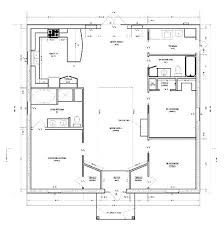 Square Floor Plan Economical Build House Floor Plans Cinder Block House Tiny House Plans