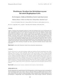 Powerpoint templates mengilham harapan, mencipta masa depaninspiring futrures, inspiring possibilitiesinstrumentasi: Pdf Pembinaan Kesahan Dan Kebolehpercayaan Inventori Kepimpinan Guru The Development Validity And Reliability Of Teacher Leadership Inventory