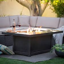 Napoleon Rectangle Propane Fire Pit Table Buitenterras Bieten Recepten Bieten