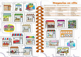 Magasins En Ville Fle Apprendre Le Francais Francais Debutant