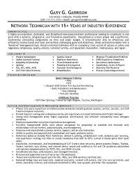 Don't forget to include your certification. Telecom Technician Resume Example