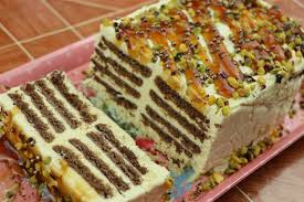 حلى ايس كريم ماغنوم مع البسكويت حلويات باردة بدون فرن سهل وسريع مع رباح محمد الحلقة 508 desserts arabic sweets food