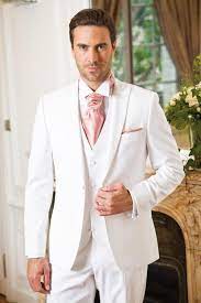 Don't forget the pocket square. 2019 New Arrival White Wedding Suits For Men Formal Men Suit Peaked Lapel Grooms Tuxedos Groomsmen Suit Jacket Pants Vest Tie White Wedding Suit Groomsmen Suitwedding Suit Aliexpress