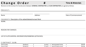 Generic job application from printable generic job application , image source: Free Change Order Templates In Excel Word Pdf Levelset