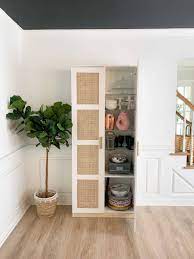 Ikea brimnes pantry into utilty wardrobes closet wine hack wardrobe racks needed bit town between dining much class. Diy Ikea Hack Brimnes Diy Cane Wardrobe Style Squeeze