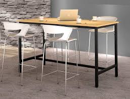 Vasagle alineru bar table, narrow rectangular bar table, kitchen table, pub dining high ibuyke 40h bar table, industrial standing computer desk with 3 storage shelves, high dining. High Bar Table Beech Top Xpert Office Furniture