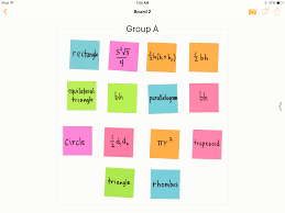Using The Post It Plus App In Math Class High School Math Middle School Math Post It Plus