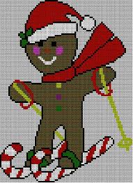 Christmas Gingerbread Man Jumper Sweater Knitting Pattern Pattern By Blonde Moments