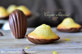 Madeleines En Coque De Chocolat Vanille Citron Le Blog Cuisine De Samar