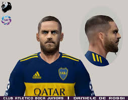 Daniele de rossi smashed home a header on his boca juniors debut but they still crashed out of the copa argentina to minnows almagro. Ultigamerz Pes 6 Daniele De Rossi Boca Juniors Face