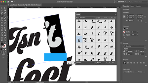 I scratched my head too, to make sense of the method. Use Type To Create Letter Based Art In Adobe Illustrator