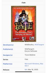 The name and logo of apkpure are registered trademarks of apkpure international limited. Question Is It Possible To Play An Old Pc Game Called Fate Old 2005 Wildtangent Game On Ios By Means Of Jailbreak Jailbreak
