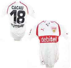 Fc bayern vs vfb stuttgart (self.vfbstuttgart). Puma Vfb Stuttgart Jersey 18 Cacau 2004 05 Debitel New Match Issued Men S S M L Xl Xxl Shirt Order Cheap Online Shop Spieler Trikot De Retro Vintage Old Football Shirts Jersey From Super Stars
