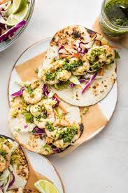 Maybe you would like to learn more about one of these? Shrimp Tacos With Green Chile Adobo Nourish And Fete
