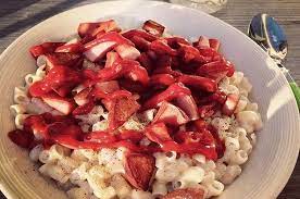 Turn once to brown evenly. Sausage With Macaroni
