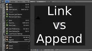 Difference between linking and appending in Blender - BlenderNation