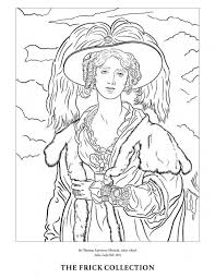 Help her add a fun design. The Frick Collection Coloring Pages The Frick Collection
