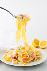 Lemon Pasta With Salmon Recipe Salmon Pasta Salmon Recipes Lemon Pasta