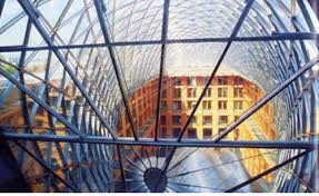 The dz bank building (formerly dg bank building) is an office, conference, and residential building located at pariser platz 3 in berlin.it was designed by architect frank gehry and engineered by hans schober of schlaich bergermann & partner.construction began in 1998 and was completed in 2000. Dz Bank Data Photos Plans Wikiarquitectura