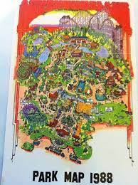 Postcrossing Us 1329404 Amusement Park Map Projects Park