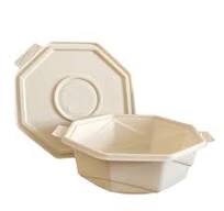 Large 2500ml Disposable Octagonal Corn Starch Lunch Box - Da ...