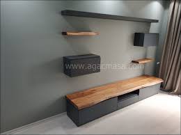 Lake Govde Ve Kapakli Karaagac Dogal Ust Tablali Ahsap Tv Unite Uygulamamiz Elm Edgewood Tv Unit With Grey Colour Lacque Ic Mekan Fikirleri Ev Dekoru Tasarim