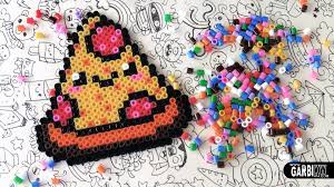 kawaii pizza hama beads designs by garbi kw hama beads design fuse bead patterns melting beads