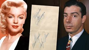 Marilyn Monroe And Joe DiMaggio Signed Concert Ad Hits Auction