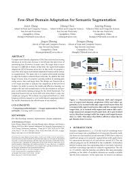 Pdf Few Shot Domain Adaptation For Semantic Segmentation